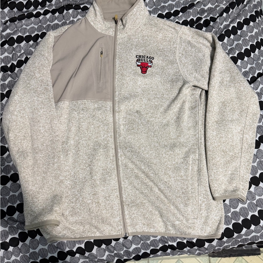 Chicago Bulls Beige Jacket